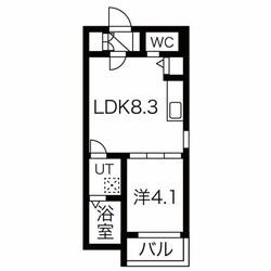 ルミエール若江岩田の物件間取画像